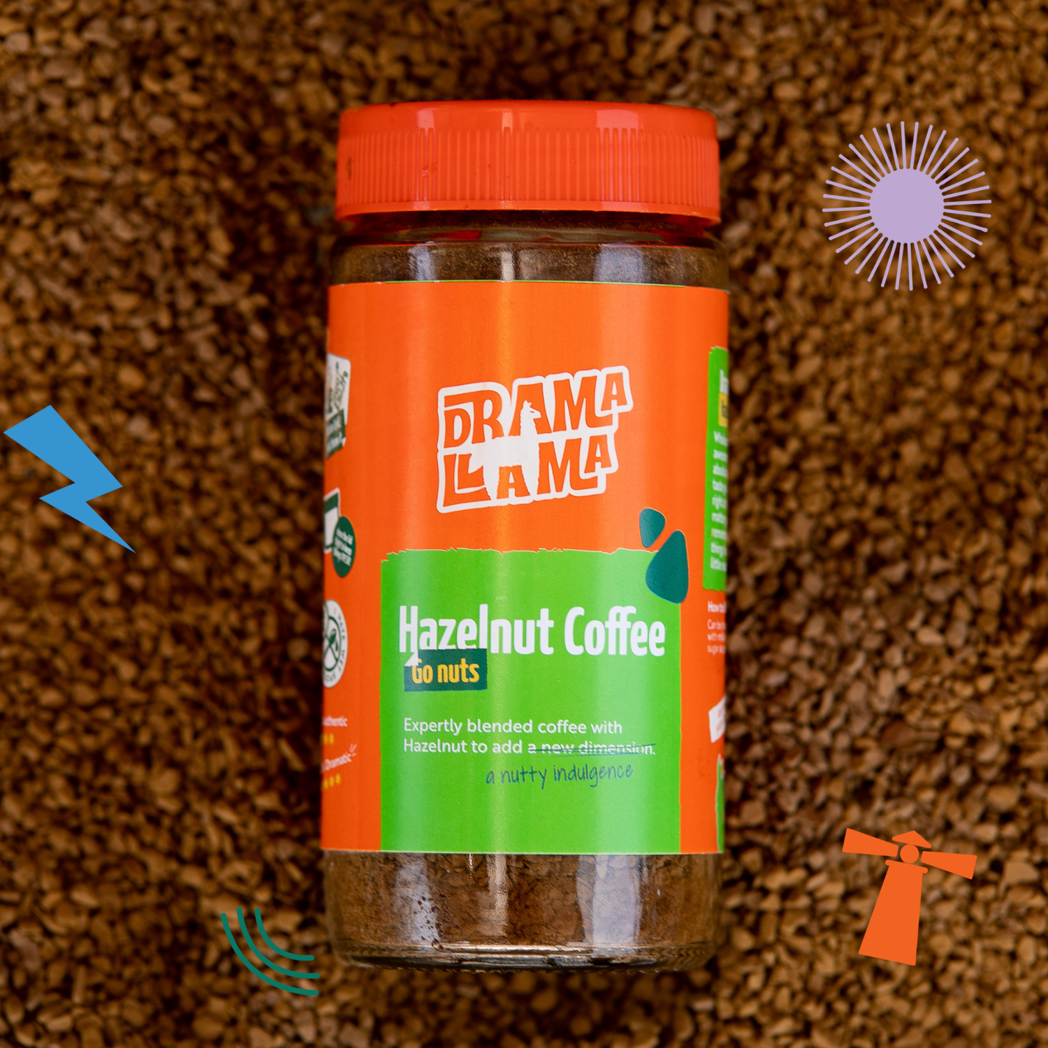 Hazelnut Coffee powder - Dramallama